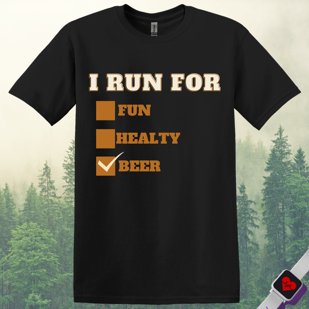 Printify T-Shirt Black / S I Run for Wine T-Shirt