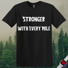 Printify T-Shirt Black / S Run Stronger T-Shirt