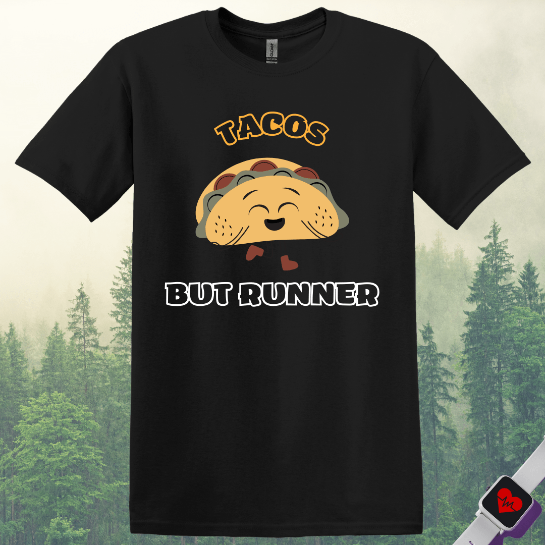 Printify T-Shirt Black / S Runner Tacos T-Shirt