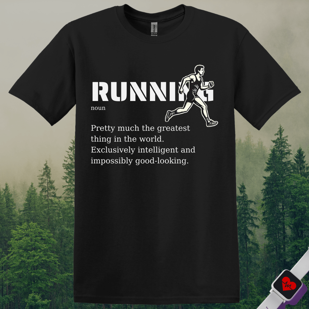 Printify T-Shirt Black / S Running T-Shirt