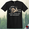 Printify T-Shirt Black / S Slow Snail Runner T-Shirt