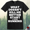 Printify T-Shirt Black / S Start F*cking Running T-Shirt