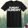 Printify T-Shirt Black / S Sunday Run day T-Shirt