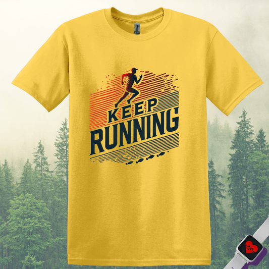 Printify T-Shirt Daisy / S Keep Running T-Shirt