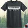 Printify T-Shirt Dark Heather / S I Hate Running T-Shirt