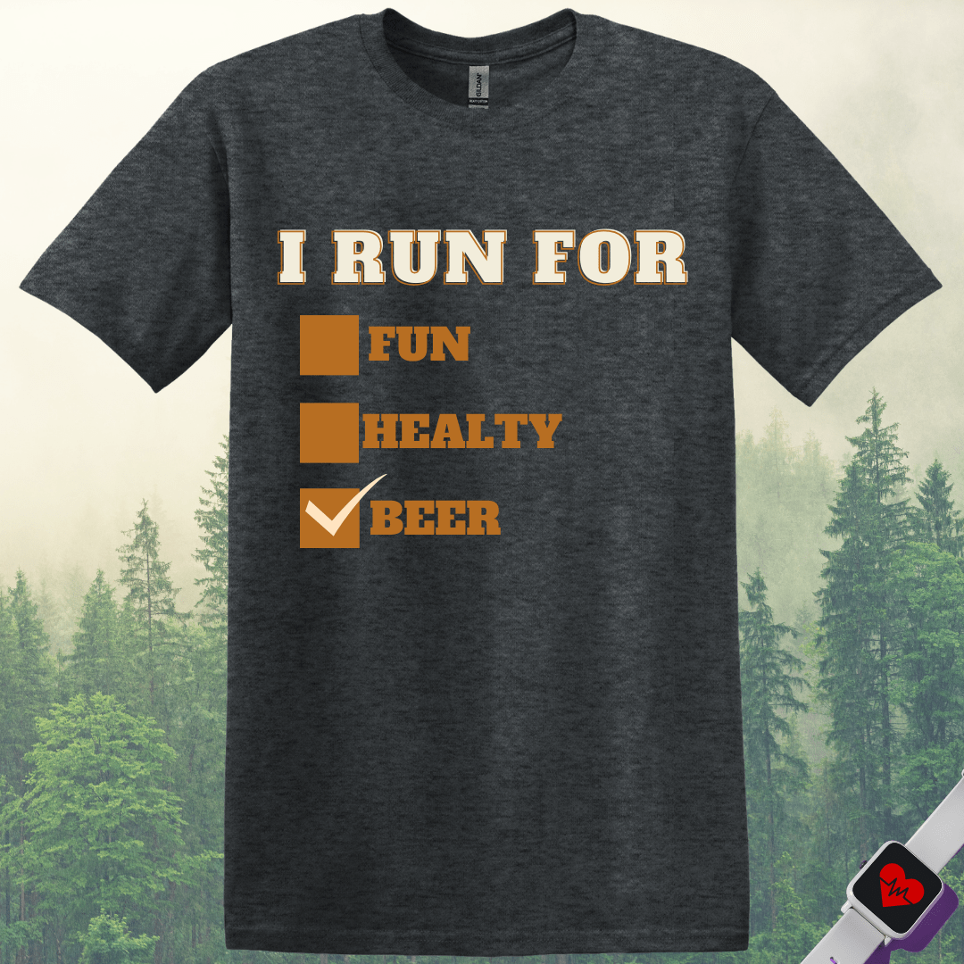 Printify T-Shirt Dark Heather / S I Run for Wine T-Shirt