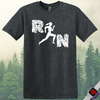 Printify T-Shirt Dark Heather / S Just Run T-Shirt