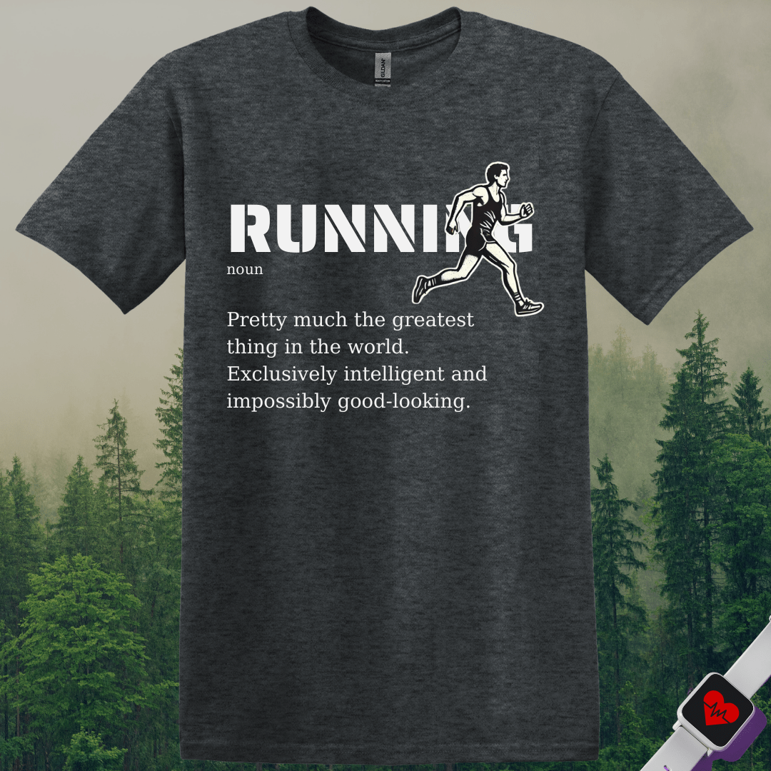 Printify T-Shirt Dark Heather / S Running T-Shirt