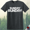 Printify T-Shirt Dark Heather / S Sunday Run day T-Shirt