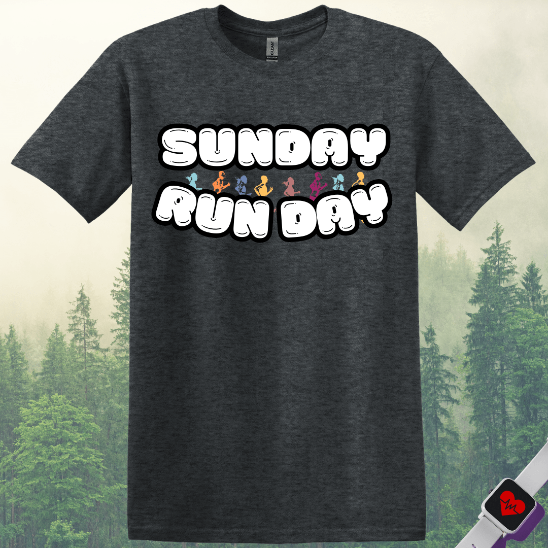 Printify T-Shirt Dark Heather / S Sunday Runday T-Shirt