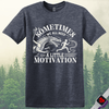 Printify T-Shirt Heather Navy / S Need a Little Motivation T-Shirt