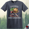 Printify T-Shirt Heather Navy / S Runner Burger T-Shirt