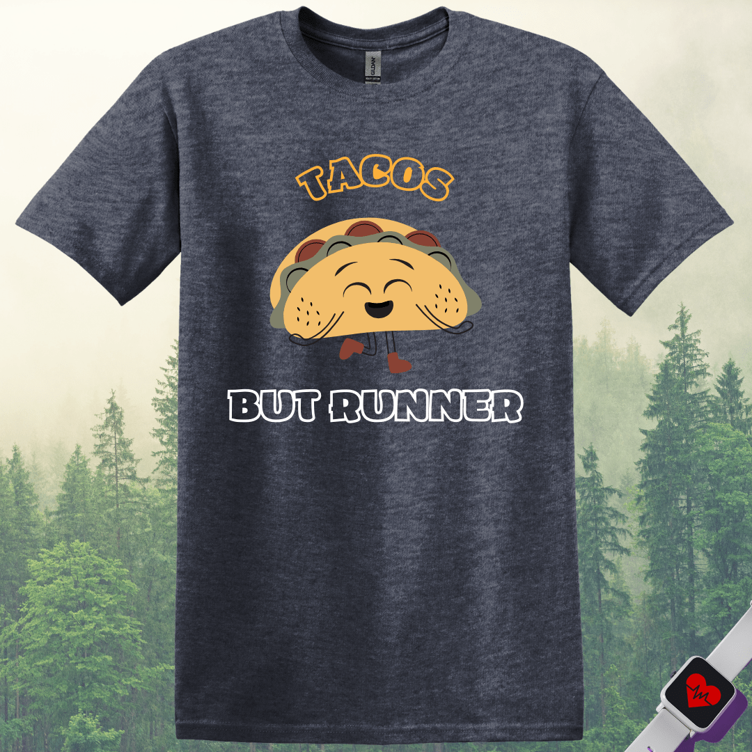 Printify T-Shirt Heather Navy / S Runner Tacos T-Shirt