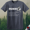 Printify T-Shirt Heather Navy / S Running T-Shirt