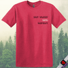 Printify T-Shirt Heather Red / S Eat Sleep RUN Repeat T-Shirt