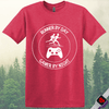 Printify T-Shirt Heather Red / S Gamer and Runner T-Shirt