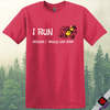 Printify T-Shirt Heather Red / S Like Run for Beer T-Shirt