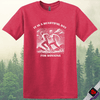 Printify T-Shirt Heather Red / S Run Rainy Day T-Shirt