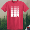 Printify T-Shirt Heather Red / S Run T-Shirt