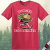 Printify T-Shirt Heather Red / S Runner Burger T-Shirt