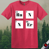 Printify T-Shirt Heather Red / S Runner Element Two T-Shirt