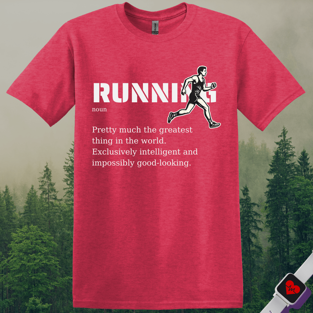 Printify T-Shirt Heather Red / S Running T-Shirt