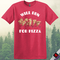 Will Run For Pizza T-Shirt