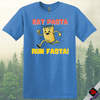 Printify T-Shirt Heather Royal / S Eat Pasta Run Fasta T-Shirt