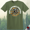 Printify T-Shirt Military Green / S Run Partner Forever T-Shirt