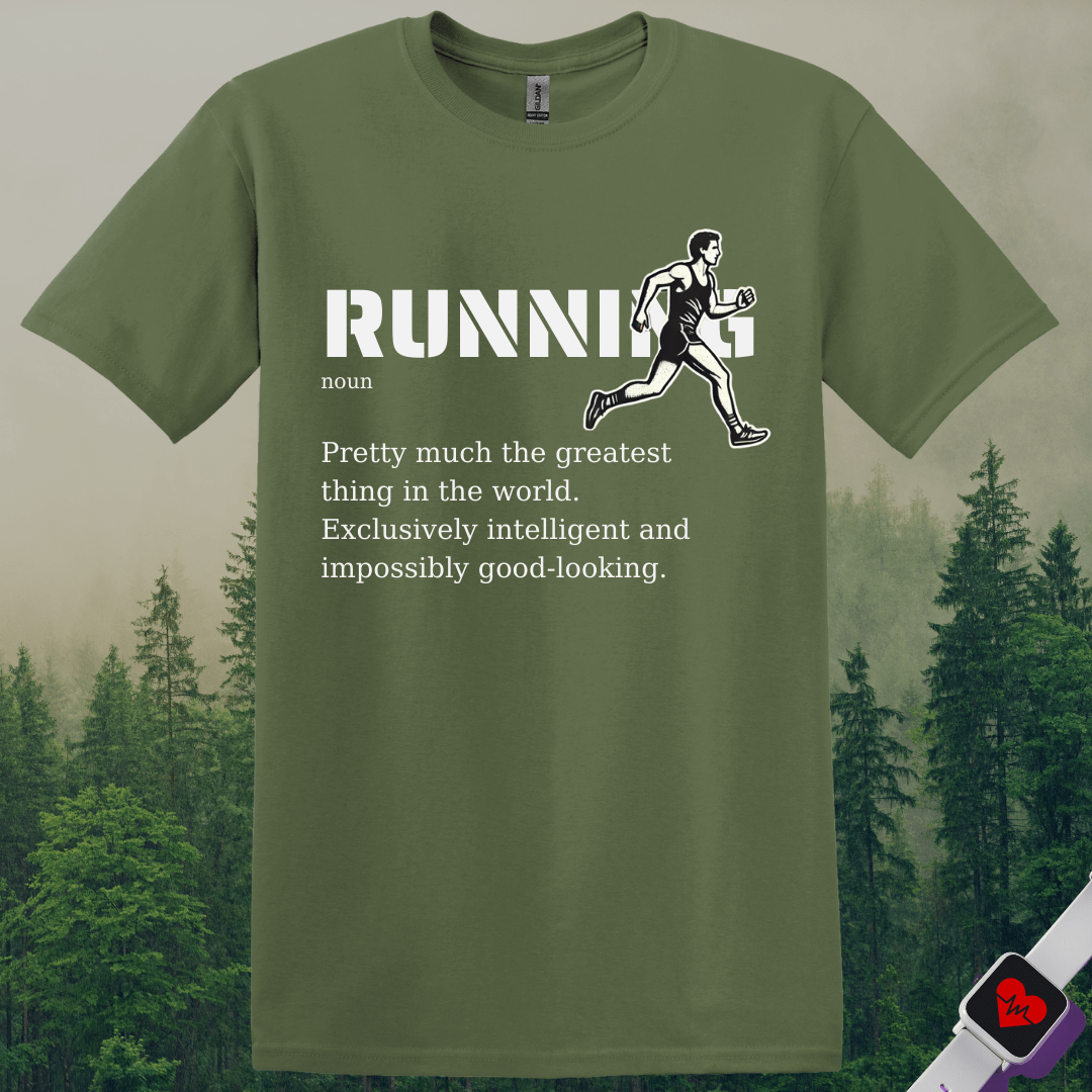 Printify T-Shirt Military Green / S Running T-Shirt