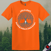 Printify T-Shirt Orange / S Life Is Short Go Run T-Shirt