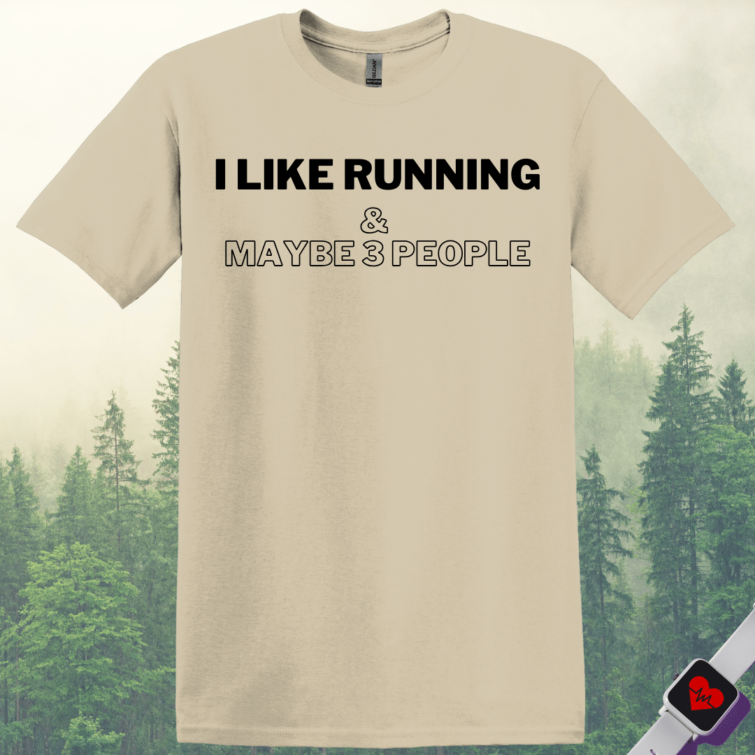 Printify T-Shirt Sand / S I Like Running T-Shirt