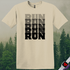 Printify T-Shirt Sand / S Run T-Shirt