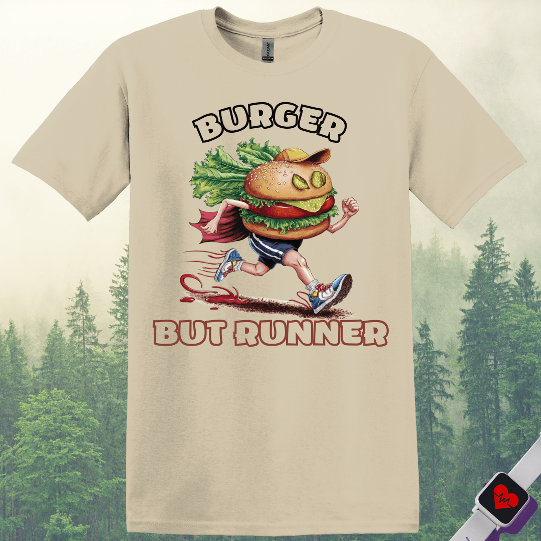 Printify T-Shirt Sand / S Runner Burger T-Shirt