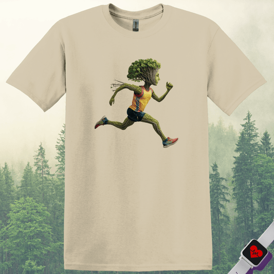 Printify T-Shirt Sand / S Runner Tree T-Shirt