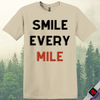 Printify T-Shirt Sand / S Smile Every Mile T-Shirt