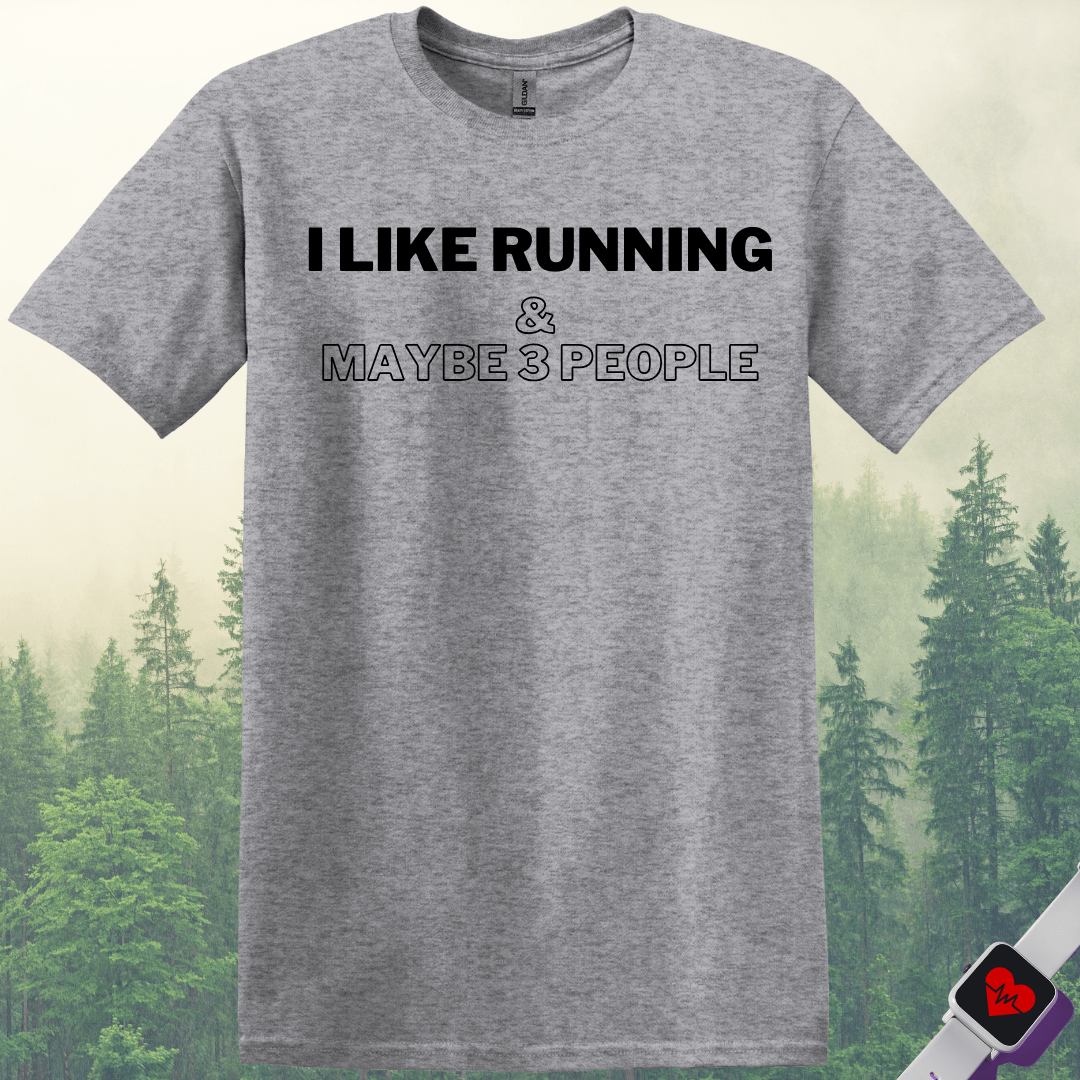 Printify T-Shirt Sport Grey / S I Like Running T-Shirt