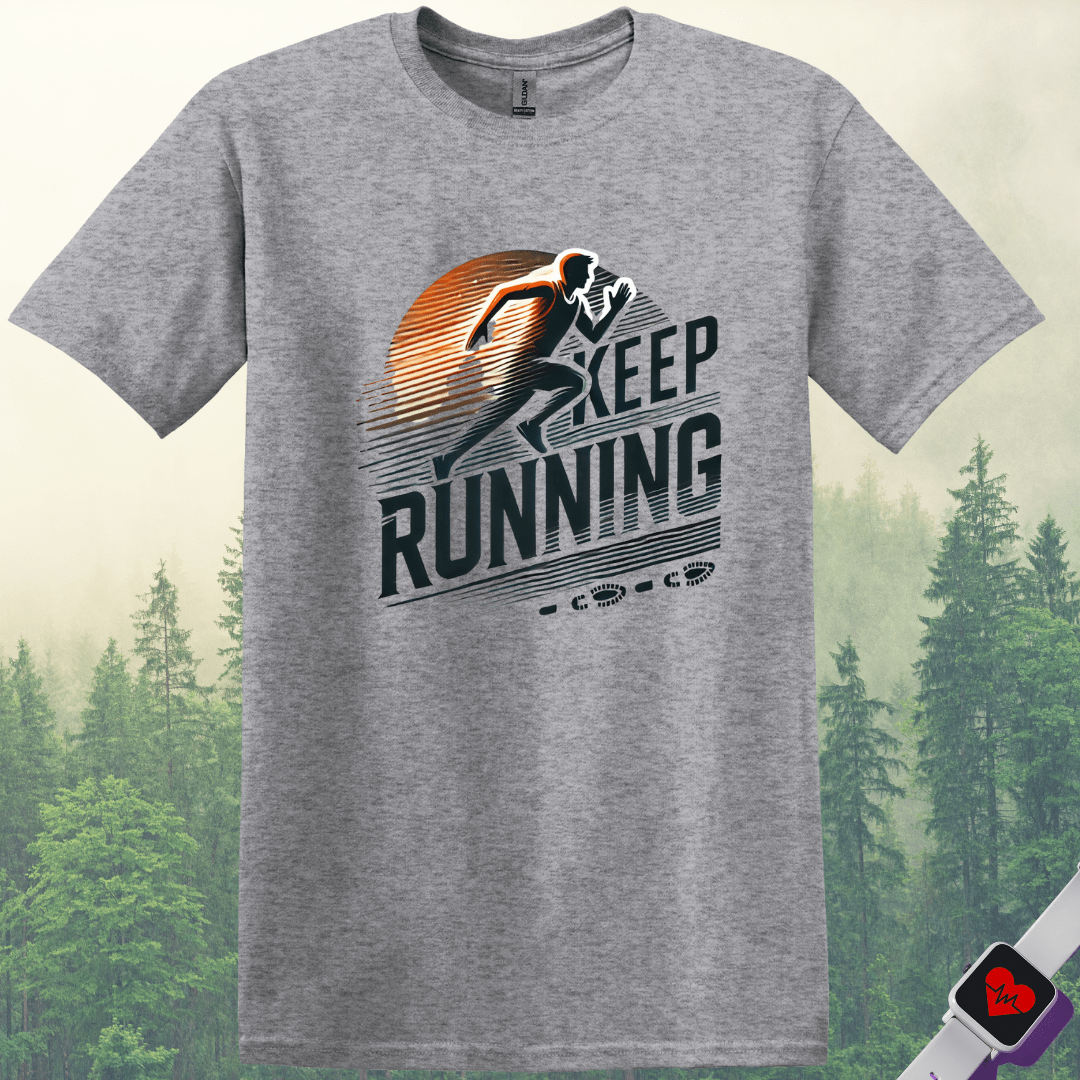 Printify T-Shirt Sport Grey / S Keep Running T-Shirt