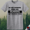 Printify T-Shirt Sport Grey / S Running & Not Wearing Pants T-Shirt