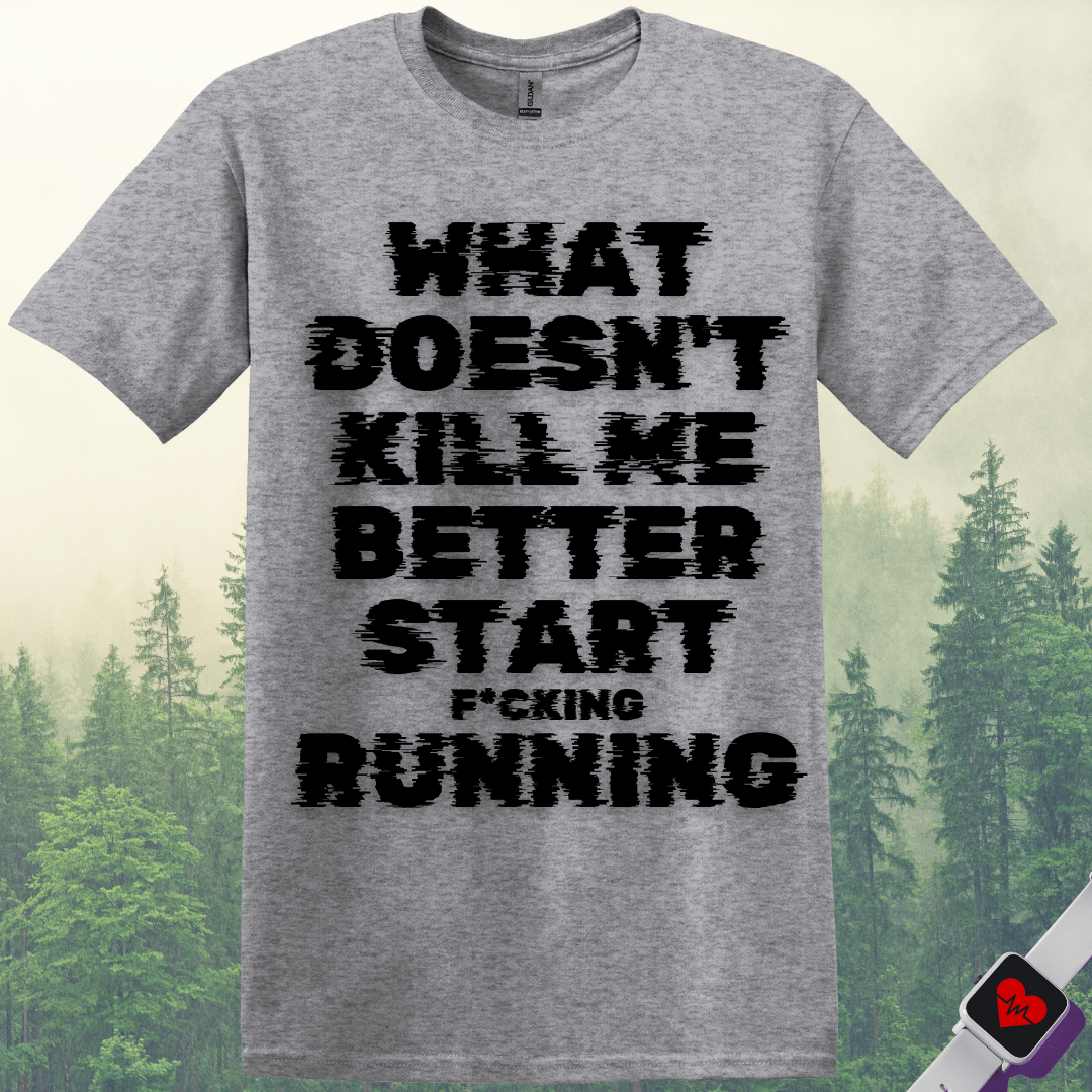 Printify T-Shirt Sport Grey / S Start F*cking Running T-Shirt