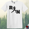 Printify T-Shirt White / S Just Run T-Shirt