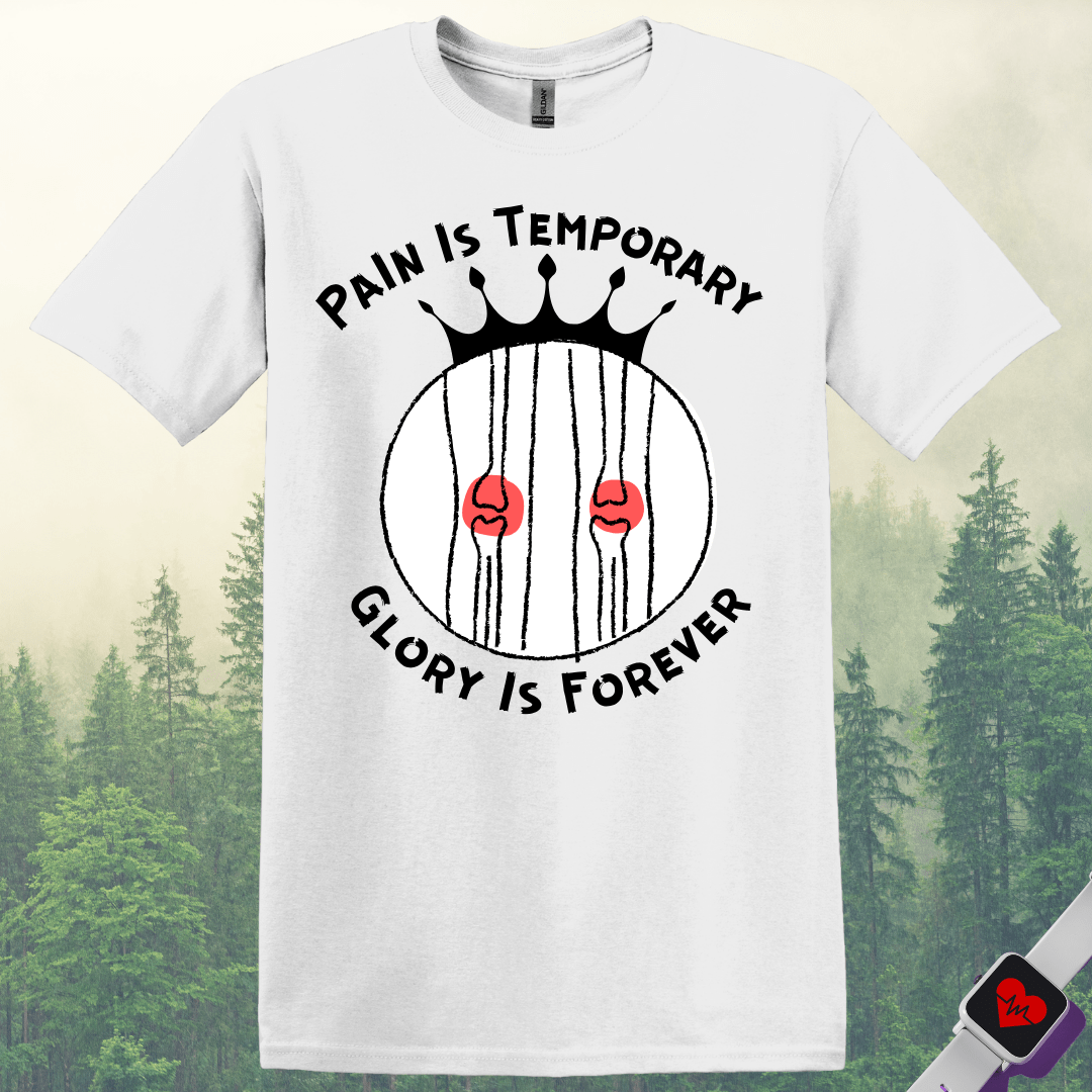 Printify T-Shirt White / S Pain Is Temporary Glory Is Forever T-Shirt